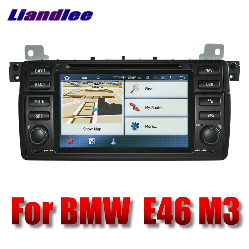Best Liandlee Car Multimedia Player NAVI For BMW 3 Series E46 M3 1997~2006 With DVD BT Car Radio Stereo GPS Navigation Touch Screen 4