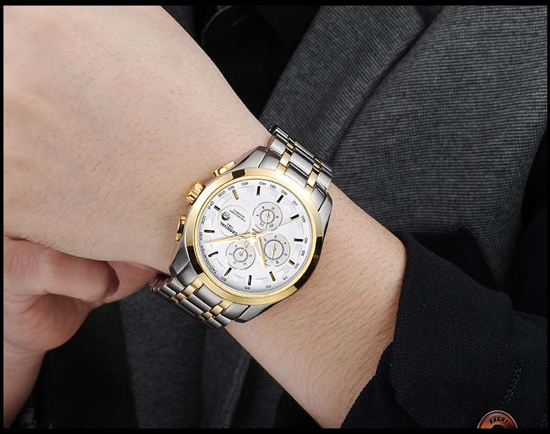 Механические часы мужской роскошный бренд автоматические механические часы мужские модные часы досуга кожи Relojes