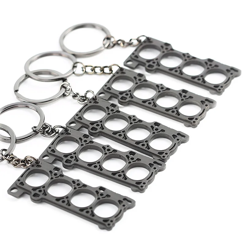 

LOT 5PCS 2.0T 1.8T Turbo 4 Cylinder Head Gasket Dub Metal Keychain Keyring For A4 A6 V60 Accord Civic RS TYPE S3 RS R WRX