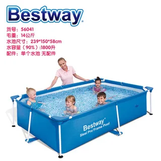 56424 Bestway 400*211*81 см/157 &quotx 83&quot x 32 &quotстальной PRO SPLASH FRAME бассейн/большой подвижный