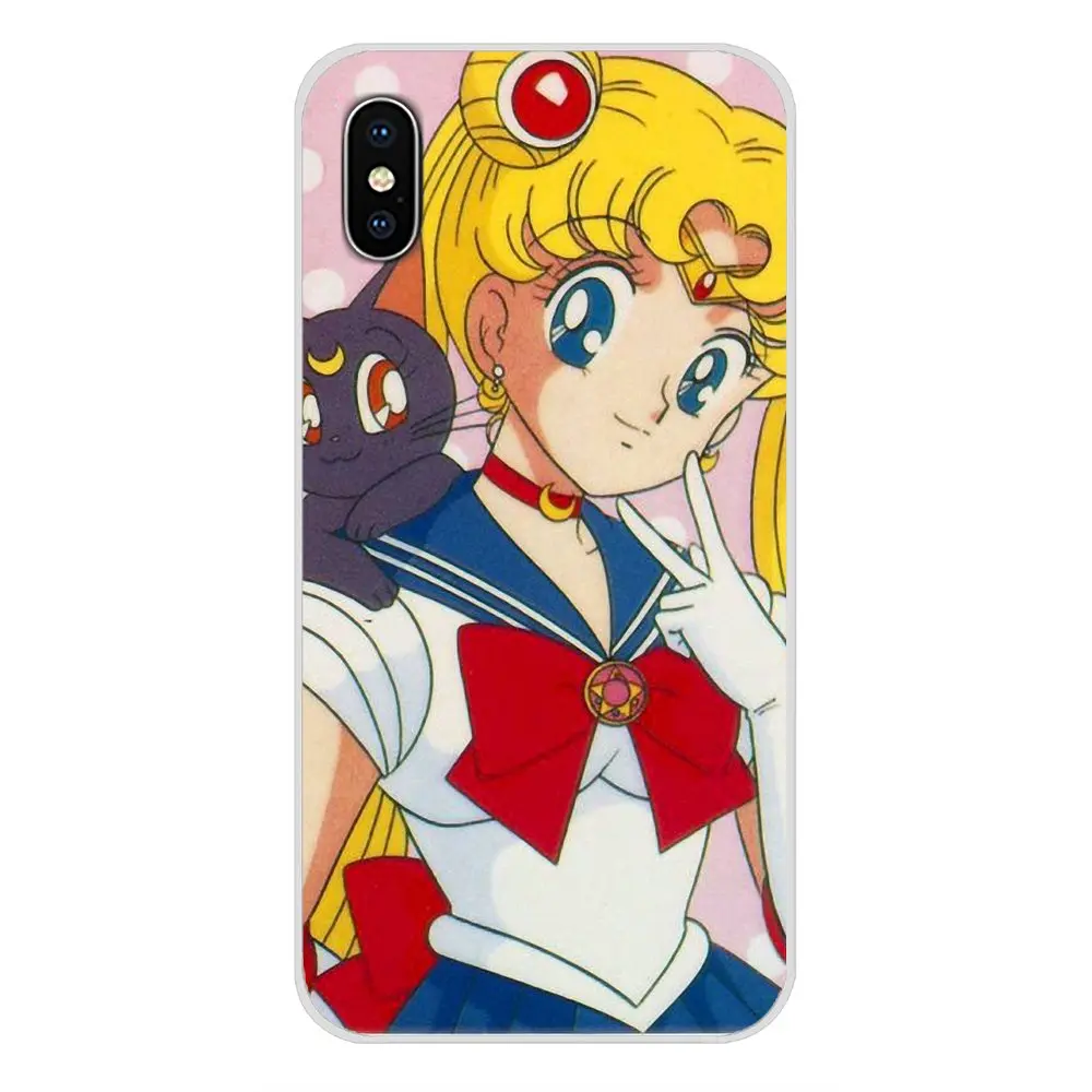 Аксессуары sailor moon чехлы для телефонов Nokia 2 3 5 6 8 9 230 3310 1 7 Plus LG Q6 X Power|Бамперы| |