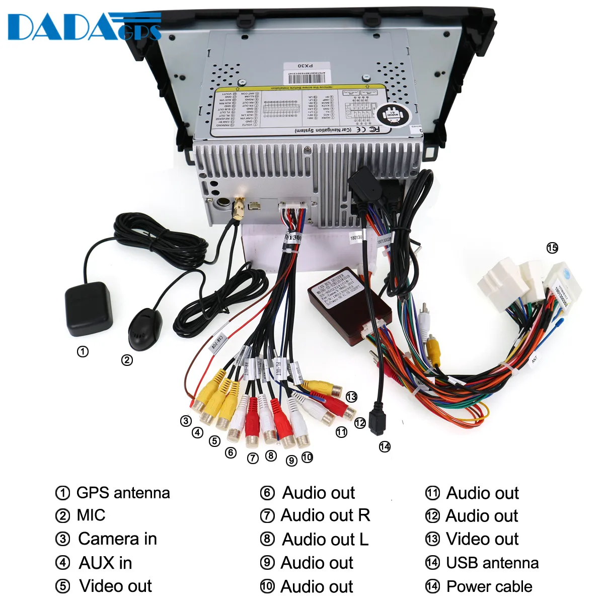 Excellent 2 din Android 9.0 Car Multimedia Radio player dvd player For Nissan X-TRAIL Qashqai Dualis Rouge 2013-2019 GPS map Navigation 4