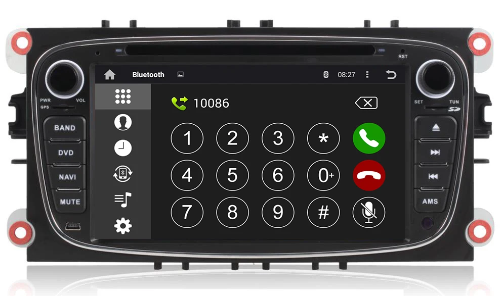 Flash Deal Quad Core 1024*600 Resolution 2 Din Android 5.1.1 Car DVD For Ford Mondeo/Focus/S-max/C-max/Galaxy GPS Radio RDS CANBUS WiFi 3G 1