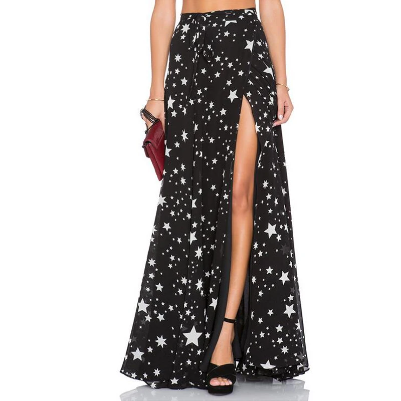 Fashion 2017 Summer Style Women Skirts S 3XL Plus Size Black Vintage