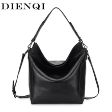 DIENQI сумка женская из натуральной кожи Наплечная Сумка Хобо женские сумки из натуральной кожи большая женская сумка-тоут ручная сумка-мессенджер