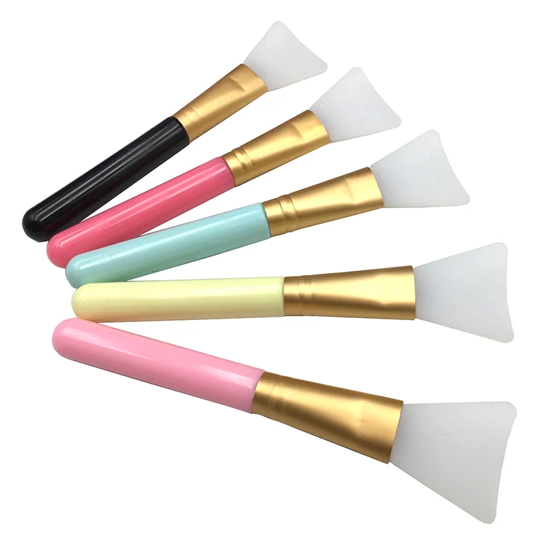 

3Pcs Professional Smooth Silicone Facial Mask Brush DIY Mask Skin Face Care Mixing Mud Brush Cosmetic Beauty Makeup Tool