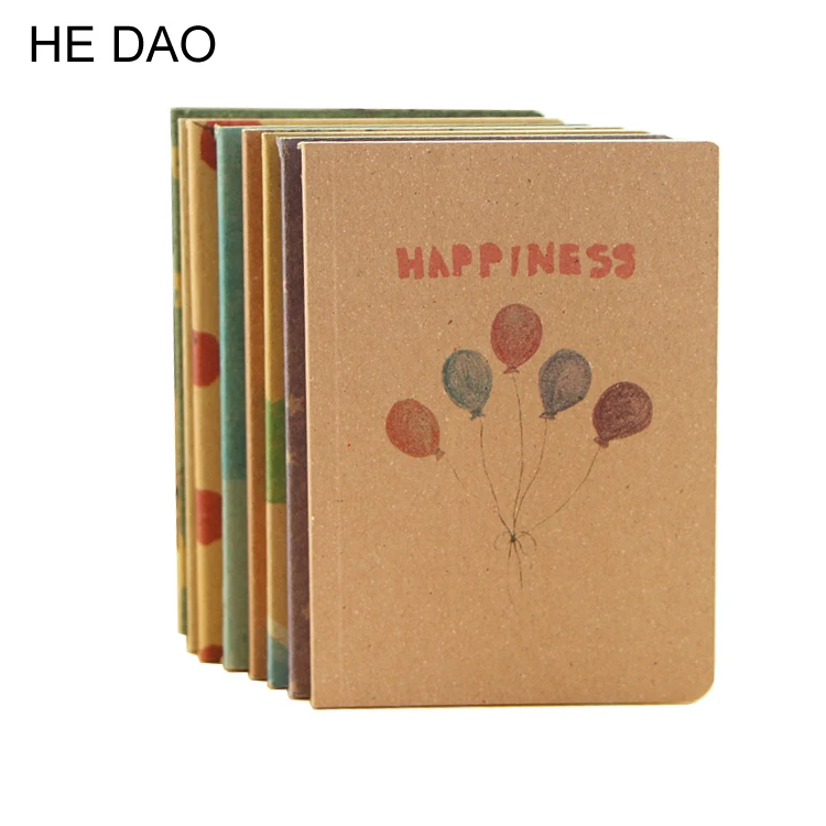 12.5*9cm Stationery Vintage Pastel Drawing Pastels Pockets Notepad Lovely Notebook 8 Styles Pocket Book