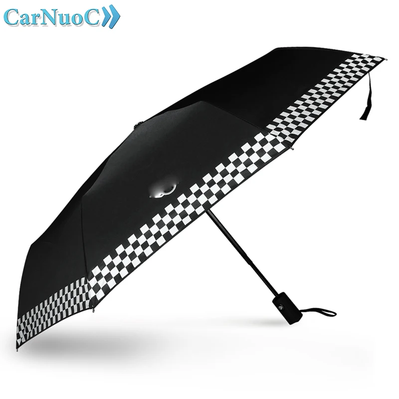 

Automatic car logo Umbrella Rain Outdoor Umbrella For Mini Clubman R53 Mini Cooper R55 R56 R57 R58 R59 R60 R50