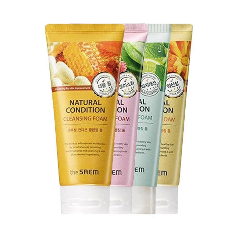 THE SAEM естественное состояние Очищающая пенка 1 шт. Гиалуроновая кислота очищающее
