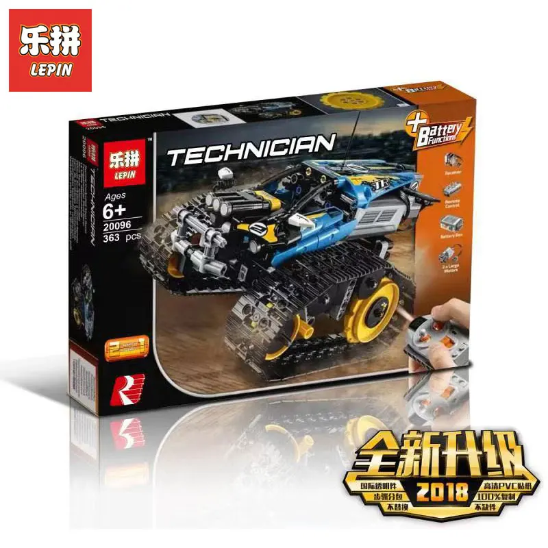 

Lepin 20096 Technic Series 363Pcs The 42095 Remote Control Stunt Racer Set Building Blocks Bricks Car Toys Kids Christmas Gift