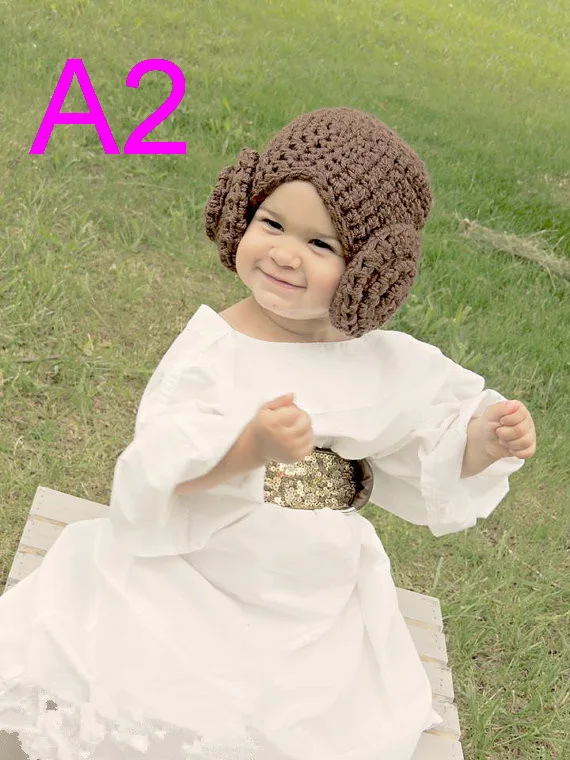 princess leia baby hat