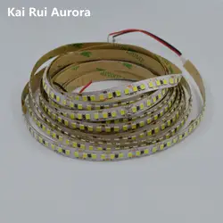 Kai Rui Аврора светодиодный полосы SMD2835 огни 12В гибкий украшения дома освещения не водонепроницаемая лента со светодиодными лампами