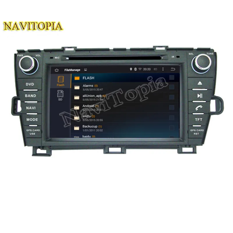 Flash Deal Ectwodvd Octa Core/Quad Core 4G/2G Android 9.0 Car Multimedia DVD Player for Toyota PRIUS right driving 2009- Radio+GPS 6