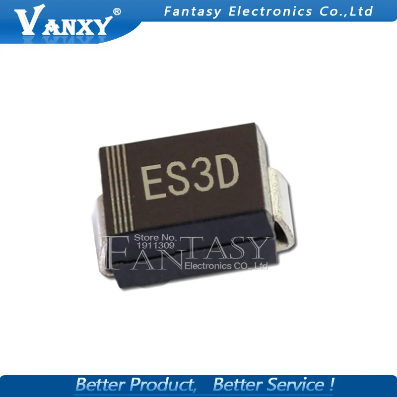 20pcs ES3D SMC DO214AC Fast recovery diode-in Integrated Circuits from ...