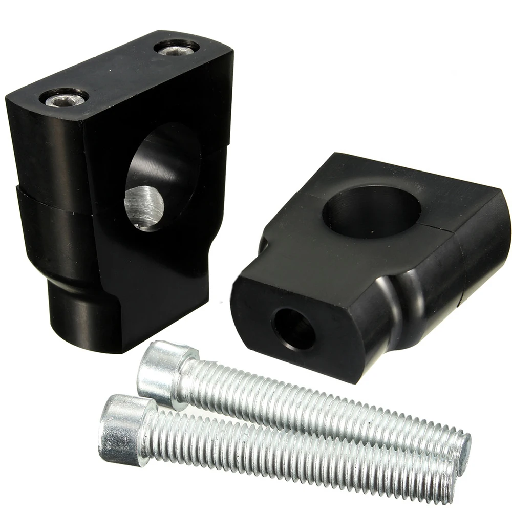 2 шт. 7/" 22 мм CNC мотоцикл алюминиевый рычаг управления адаптер крепление Стояка Зажимы Руля Мотоцикла стояк