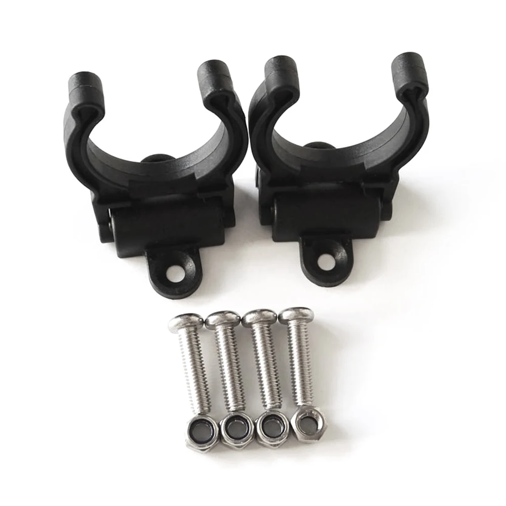 

2PCS Nylon Kayak Canoe Marine Boat Paddle Clips Kit Paddle Holder Fishing Rod Holder+2 Clip Accessories+4 Stainless Steel Screws