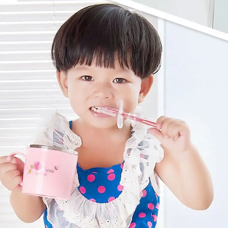 1pc Silicone Kids Teether Training Toothbrushes For Children Baby Toothbrush Infant Newborn Brush Tool