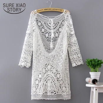 

summer women dresses tassel 2018 solid lace slim dresses women clothing v-neck sexy hollow fashion lady new dresses 0306 40