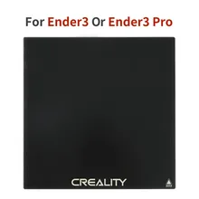 Ender-3/ender-3pro/CR-10s/CR-10 Горячая панель стеклянная панель для нагрева кровати 3D платформа для печати кровать с подогревом сборная поверхность стеклянная пластина 235x235x3 м