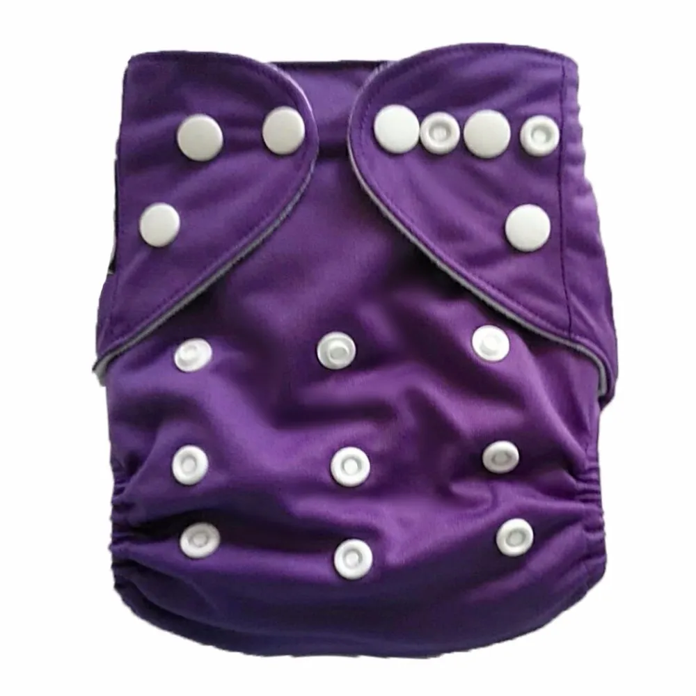 

Naughtybaby Reusable Baby Cloth Diaper washable Solid Color Baby Nappy One Size Adjustable Many Colors Available Cloth Diapers