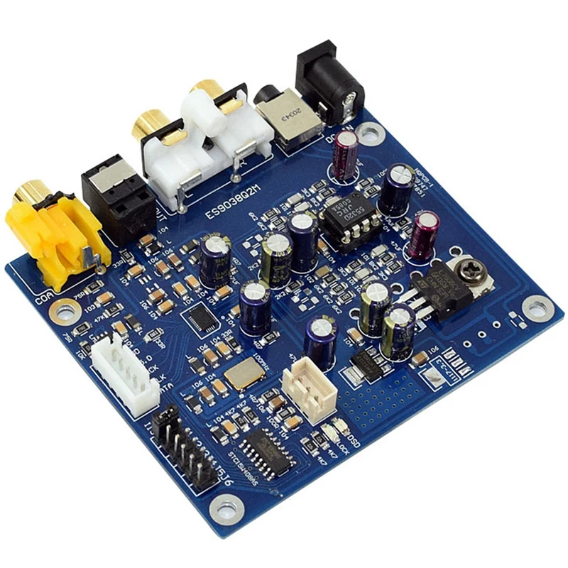 Es9038Q2M Es9038 Q2M I2S Dsd Optical Coaxial Input Decoder Dac Headphone Output Hifi Audio Amplifier Board