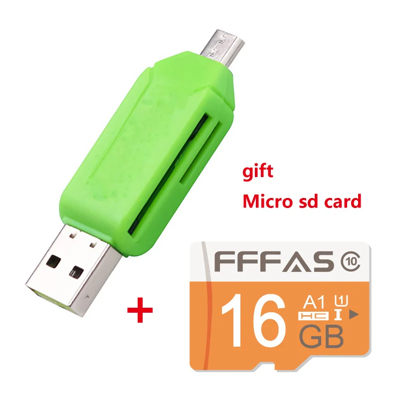 

MicroSD TF OTG Micro Card Reader For TF Card Micro SD/SDXC/SDXC Hot sale USB Card Adapter free gift memory