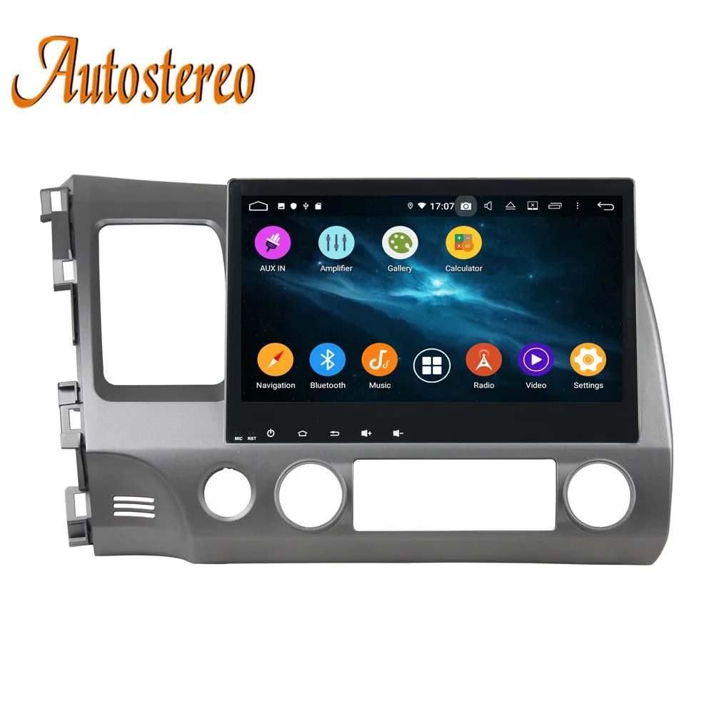 Excellent DSP Android 9 Car No DVD Player GPS navigation For Honda Civic 2007-2011 multimedia player 2 din radio tape recorder head unit 7