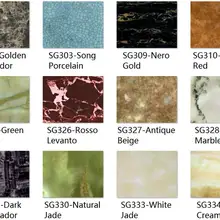 Акриловое волокно(PMMA) 1-Сторонняя из натурального камня листов 3,0 мм коробка для ювелирных изделий, товаров народного промысла, произведения искусства, украшение-12 Цветов/3 размера Aavailable