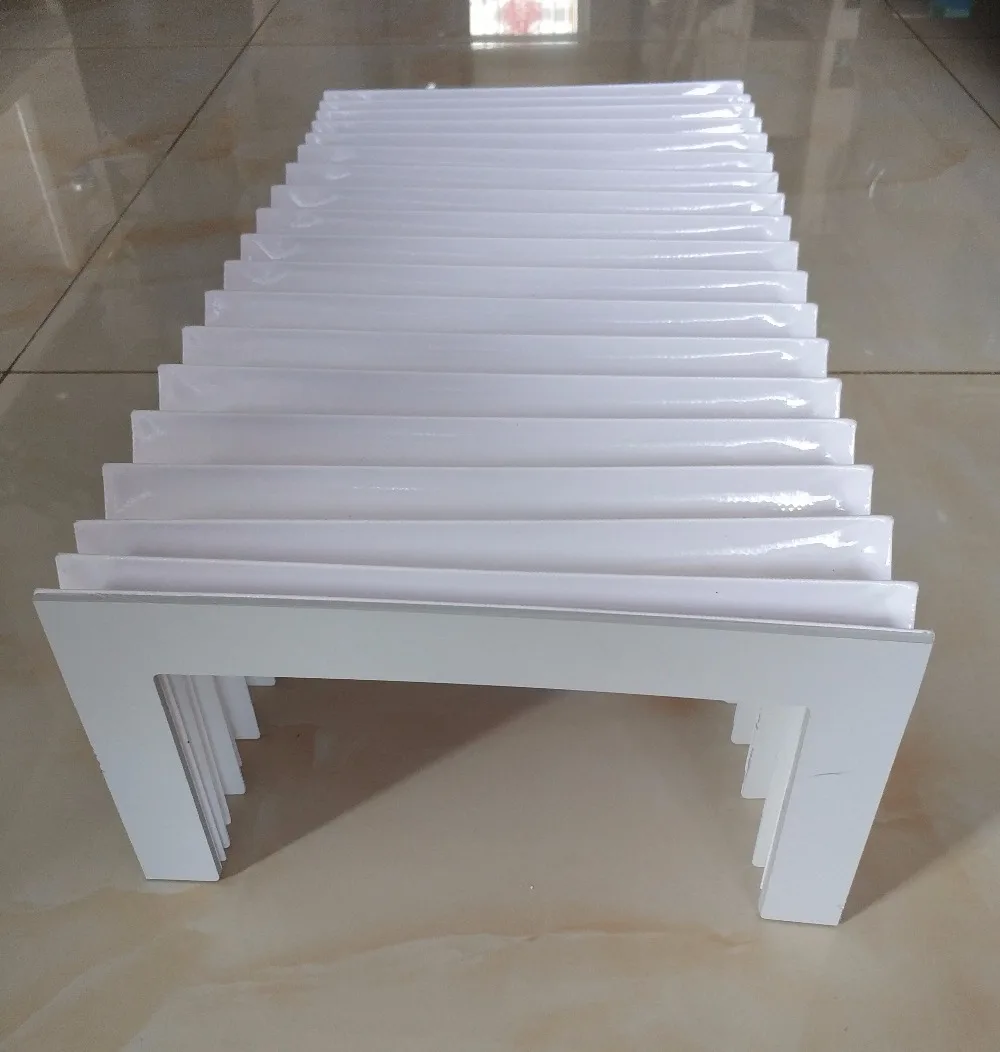Whiite цвет прототип сильфоны для ЧПУ защиты, 210mmx115mmxLmax770mm