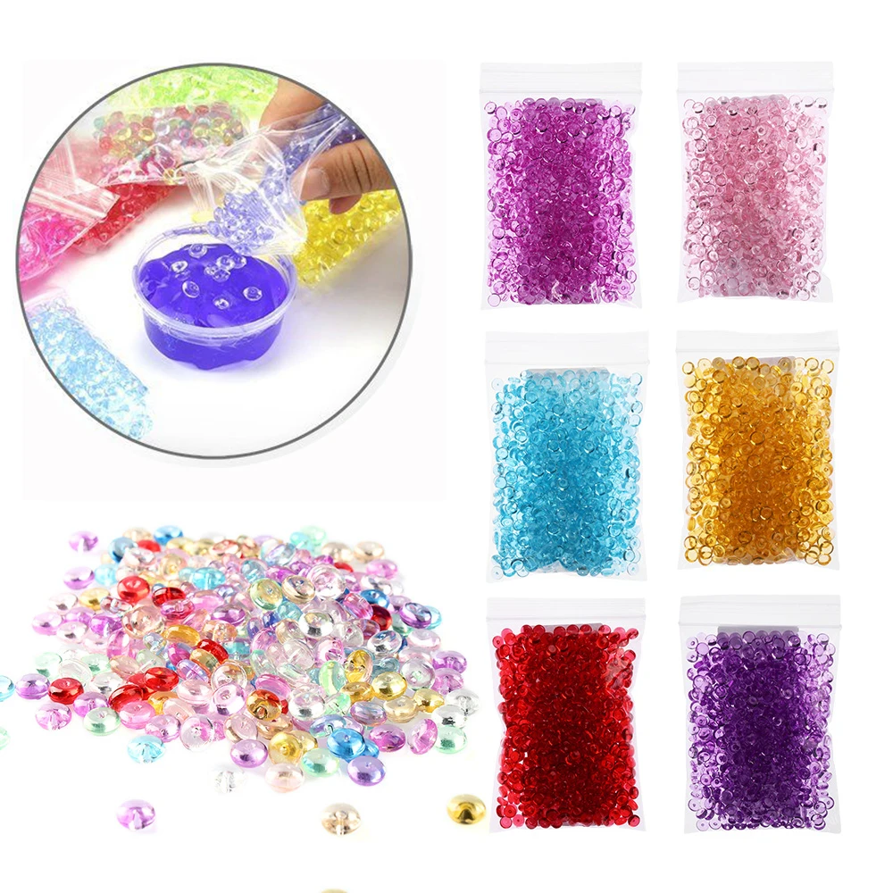 500Pcs/Pack DIY fishbowl beads Polystyrene Craft Styrofoam Filler Beads Handicraft Balls Clay
