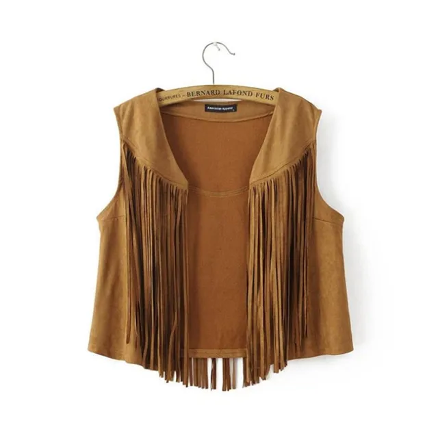 onnpnnq 2017 new spring autumn sleeveless tassels fringed vest plus size fringe vest