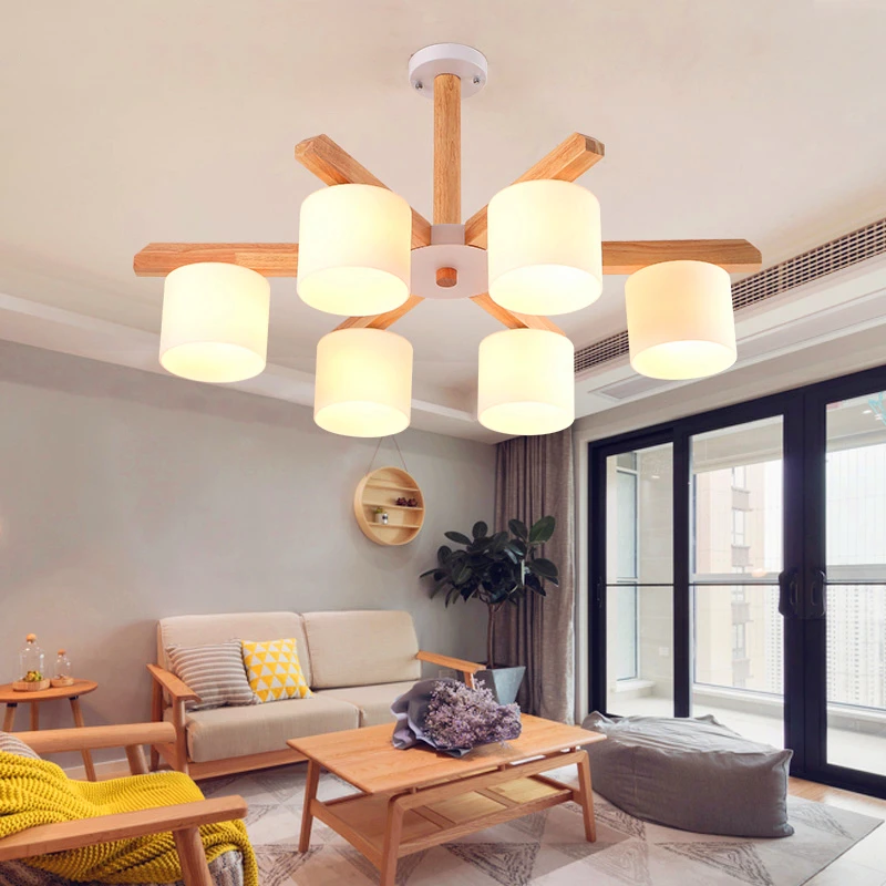 

Modern Retro Lamp Wood LED Pendant Lights Dining Room Ring Lamp Lustre Kitchen Pendant Lamp Luminaire Kitchen Industrial Lamp