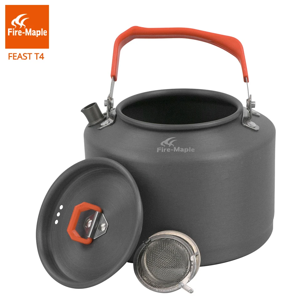 Fire Maple Outdoor Camping Kettle Coffee Tea Pot Camping Toolswith Heat Proof Handle and Tea-strainer 1.5L FMC-T4 Fire Maple Outdoor Camping Kettle Coffee Tea Pot Camping Toolswith Heat Proof Handle and Tea-strainer 1.5L FMC-T4
