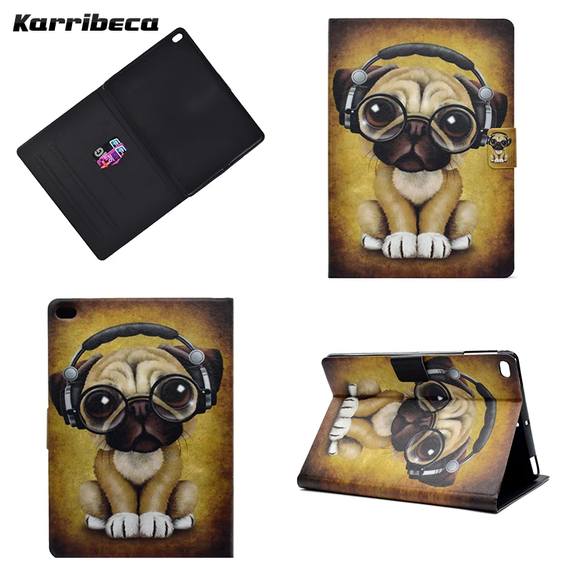 

Cute dog cat bunny magnet PU tablet case for iPad 9.7 2017 cover leather hoesje coque kryt etui funda puzdra kilifi husa carcasa