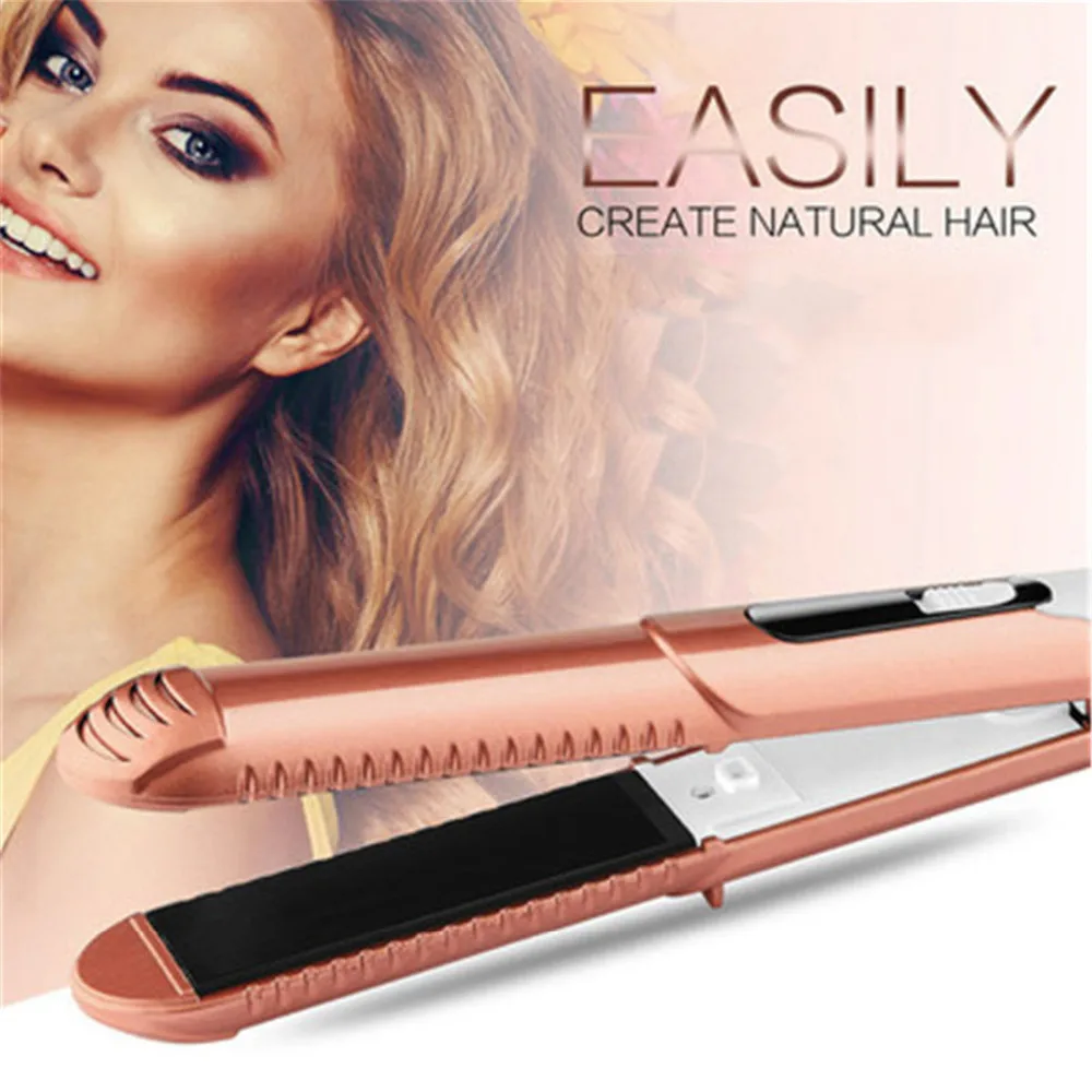 

2 In 1 Corrugated Electric Curling Hair Straightener Crimper Fluffy Waves Curling Irons Styling Tools Hair Curlers