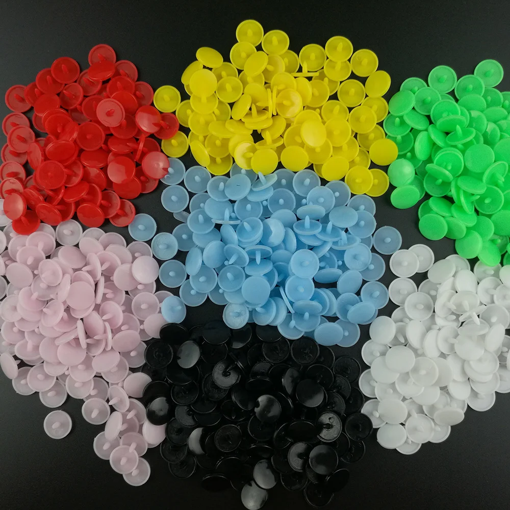 Buy Hot New 100Pcs Resin Snaps Buttons Baby Clothing