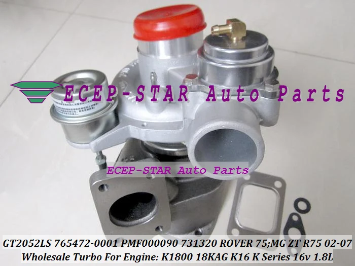 GT2052LS PMF000090 731320-5001S 765472-0001 Turbo Turbocharger For ROVER 75 2002 MG ZT R75 2002-05 K16 K Series 16v K1800 18KAG 1.8L (4)