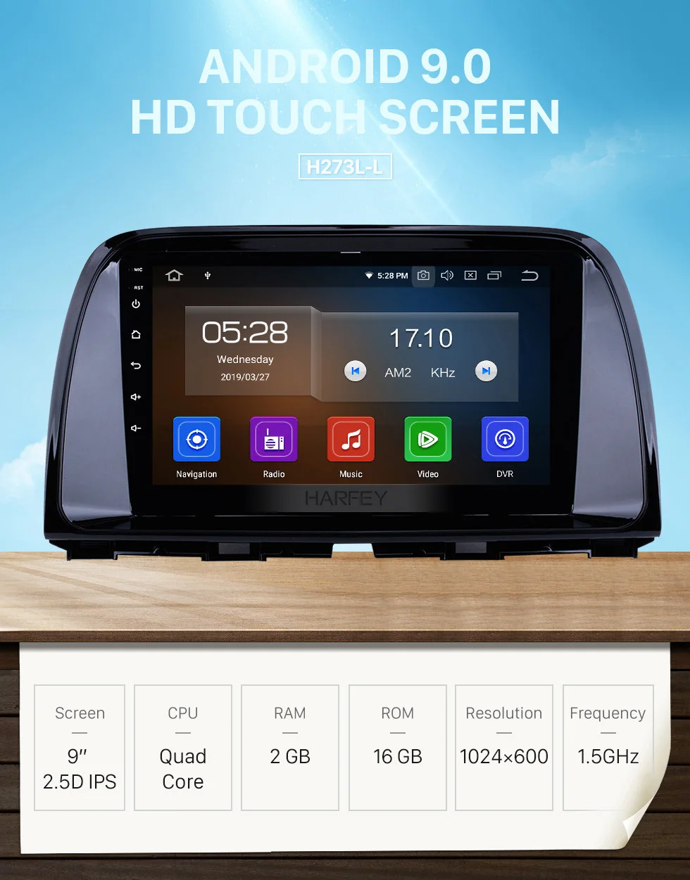 Cheap Seicane 1DIN Android 9.0 Car Radio For 2012 2013 2014 2015 Mazda CX-5 9 Inch Bluetooth 4G GPS Navigation Multimedia Player 0