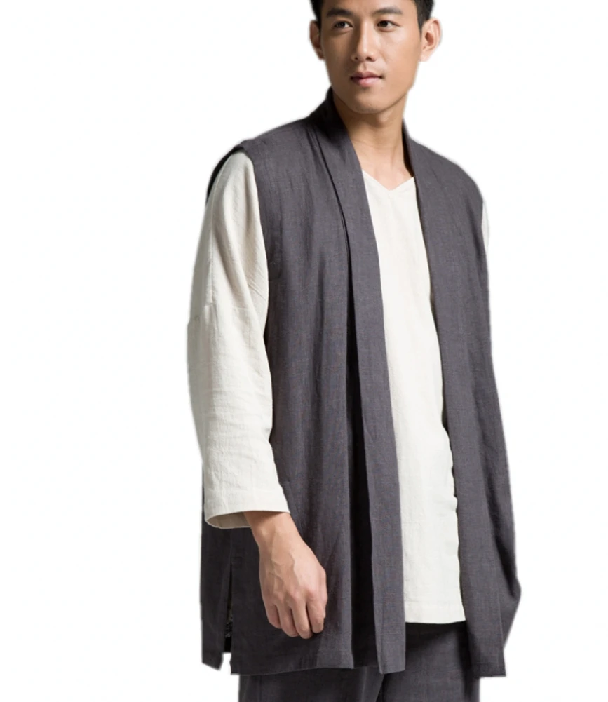 ZanYing Buddhist Meditation Zen Clothing Casual Vest Men ZYS59in Tops