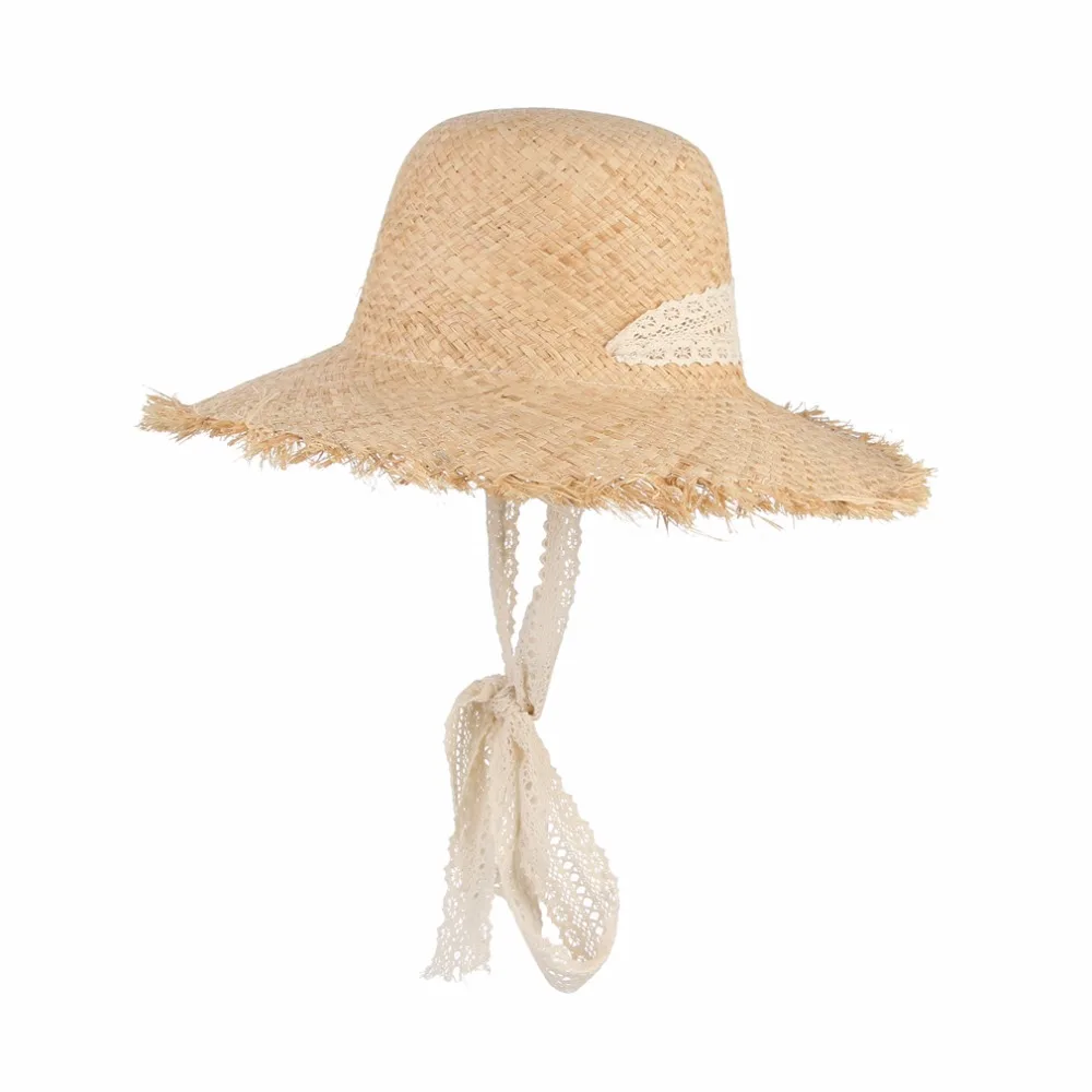 Gemvie بسيط جديد أزياء الصيف قبعات من القش للنساء واسعة حافة الرافية قبعة الأبيض شريطة من الدانتيل الدانتيل متابعة شاطئ قبعات السيدات قبعة الشم... Gemvie بسيط جديد أزياء الصيف قبعات من القش للنساء واسعة حافة الرافية قبعة الأبيض شريطة من الدانتيل الدانتيل متابعة شاطئ قبعات السيدات قبعة الشم...