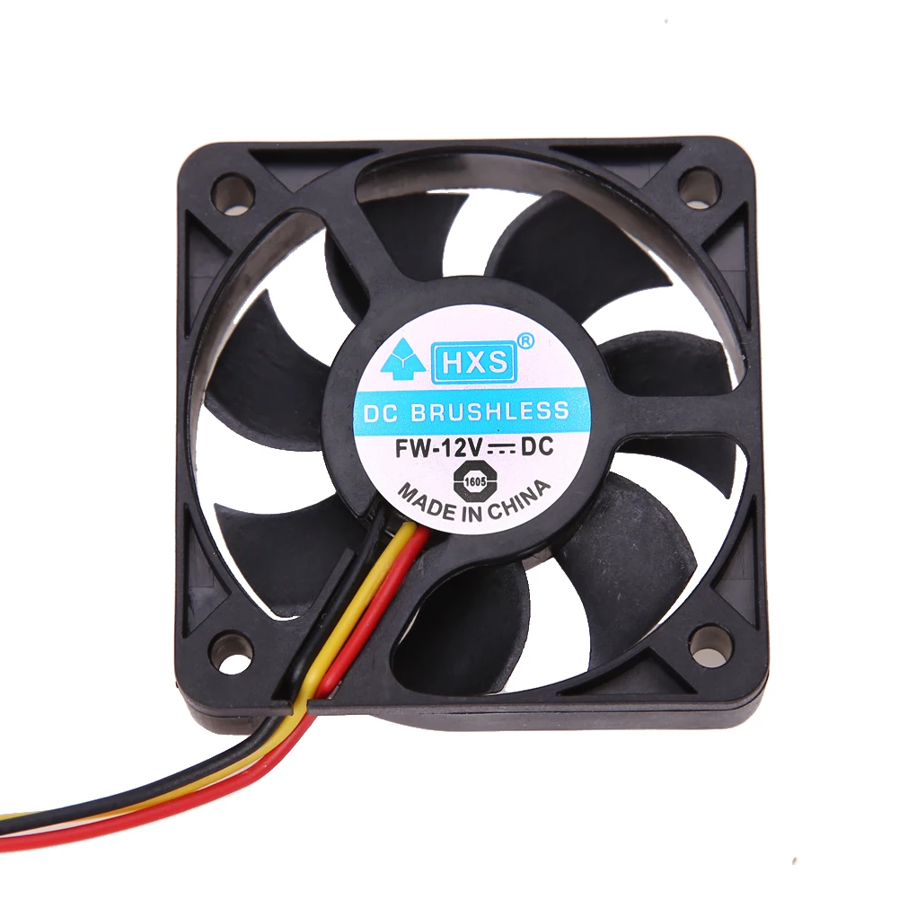 

3 Pin CPU 5cm Cooling Cooler Fan Heatsinks Radiator 50mm 10mm for PC Computer 12V DC Brushless Fan