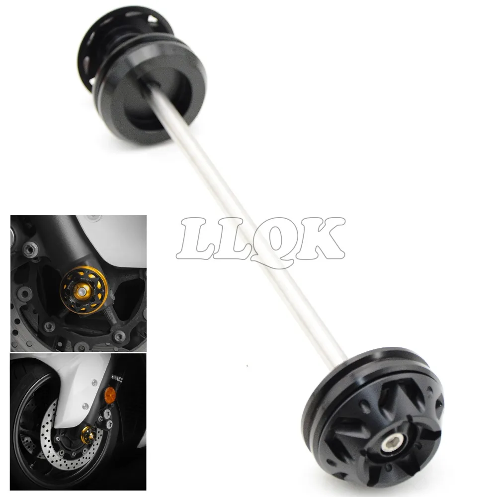 Motorcycle 3D front axle slider Falling Protection for yamaha t-max530 tmax530 xp530 12 13 14 T-MAX500 tmax500 XP500 08 09 10 11 Motorcycle 3D front axle slider Falling Protection for yamaha t-max530 tmax530 xp530 12 13 14 T-MAX500 tmax500 XP500 08 09 10 11