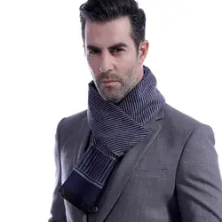 2018 Новый Дизайн Элитный бренд шарф Для мужчин теплые шарфы осень-зима Мода кашемировый шарф человек Повседневное шарф