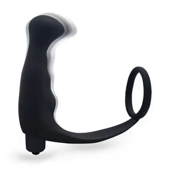 Men Prostate Massager Cock Vibration Ring Anal Vibrator Stimulate Butt Plug For Men Adult Erotic Anal Sex Toys Penis Sleeve Ring 3
