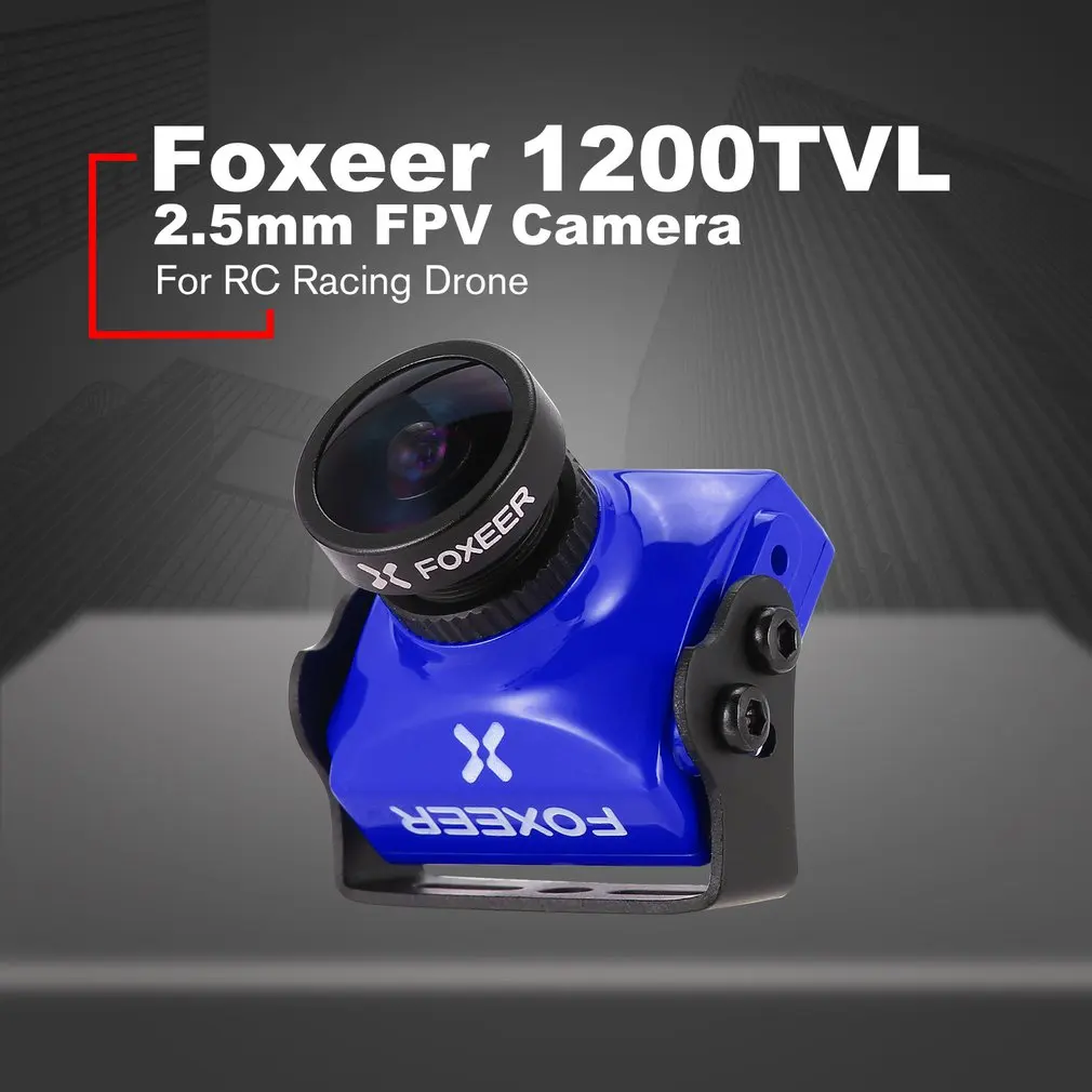 Foxeer Falkor FPV камера 1,8/2,5 мм 1200TVL 1/3 CMOS 4:3/16:9 PAL/NTSC переключаемый G-WDR OSD для радиоуправляемого гоночного дрона