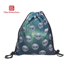 Новые модные парусиновые сумки Bone 3D печать путешествия Softback мужская женская сумка на шнурках «Харадзюку» женские холщовые рюкзаки на шнурках