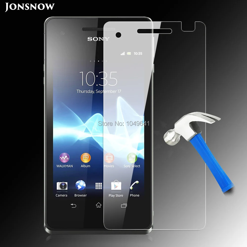 

Tempered Glass for Sony LT25i Screen Protector 9H 2.5D Explosion-proof Front LCD for Sony Xperia V LT25i Glass Film