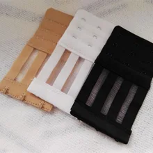 Высококачественная шелковая лента из нержавеющей стали, 3 ряда, 3 крючка, удлинитель для бюстгальтера, эластичный бюстгальтер из микрофибры, С Регулируемыми пряжками