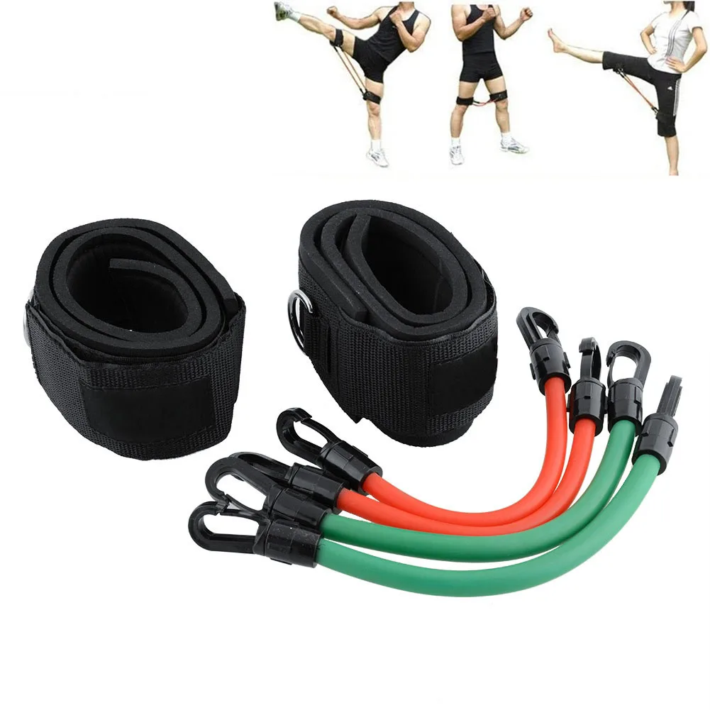 Training Workout Leg Fitness Strength Resistance Tube Bands For