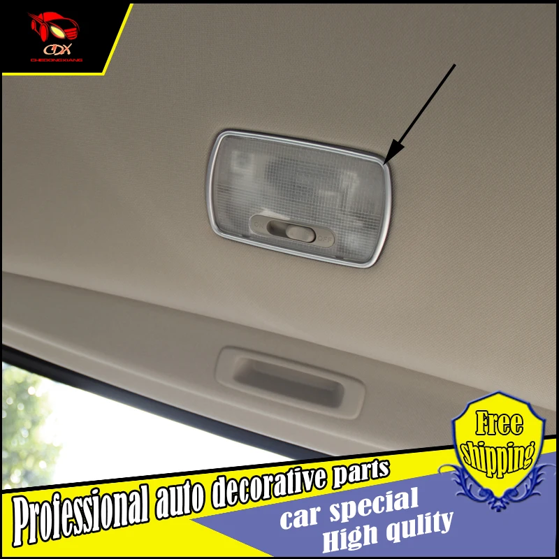 

3PCS/set Car styling For Honda CRV 2012-2016 ABS Chrome front reading lamp Cover Trim Decorative Reading light covers Decoration
